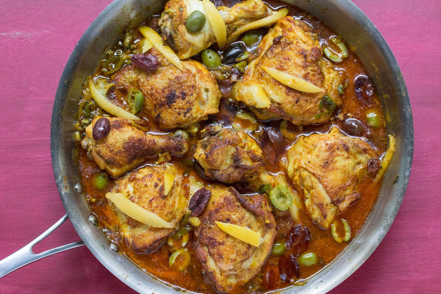 Low FODMAP Moroccan Chicken With Preserved Lemons Olives FODMAP