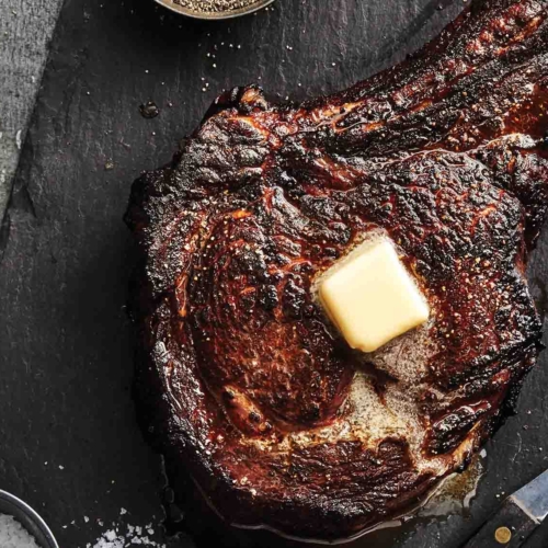 Ribeye Steaks in a Cast Iron Skillet - The Salted Potato from Renée Robinson