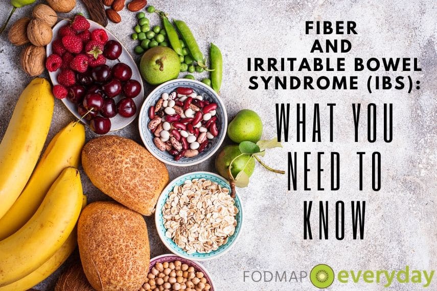 Fiber for managing irritable bowel syndrome (IBS)