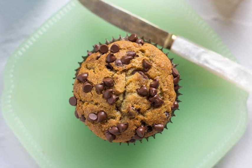 Low-FODMAP 'Copycat' Panera Chocolate Chip Muffies (Muffin Tops
