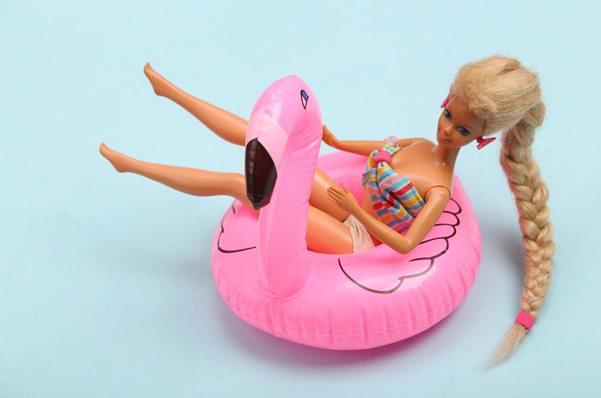 Barbie in float.