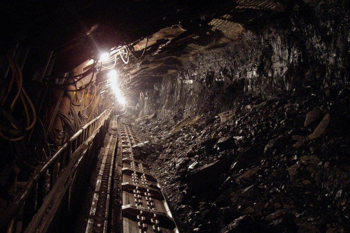 coal mine.