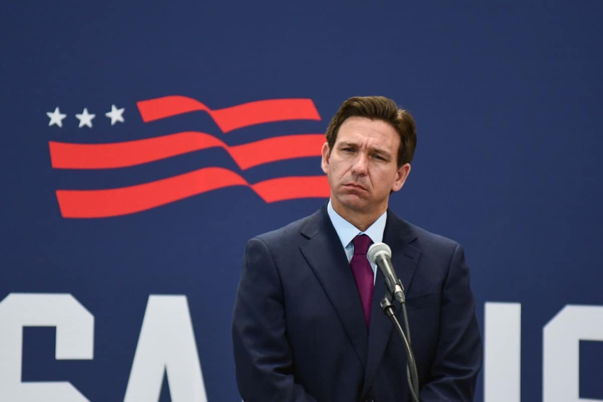 Florida Gov. Ron DeSantis delivers his economic policy speech.