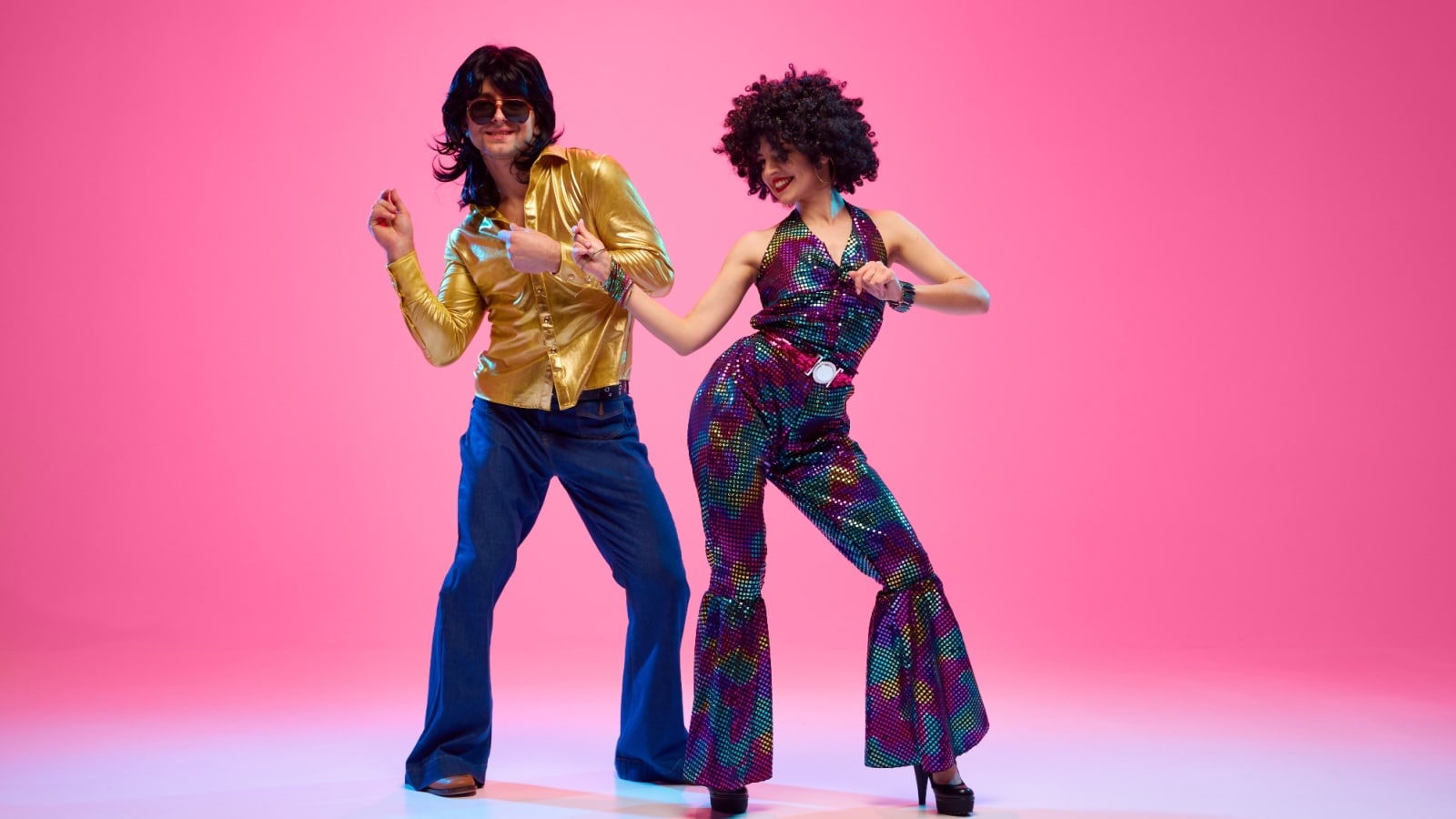 Boogie Down. 70s dancers. 