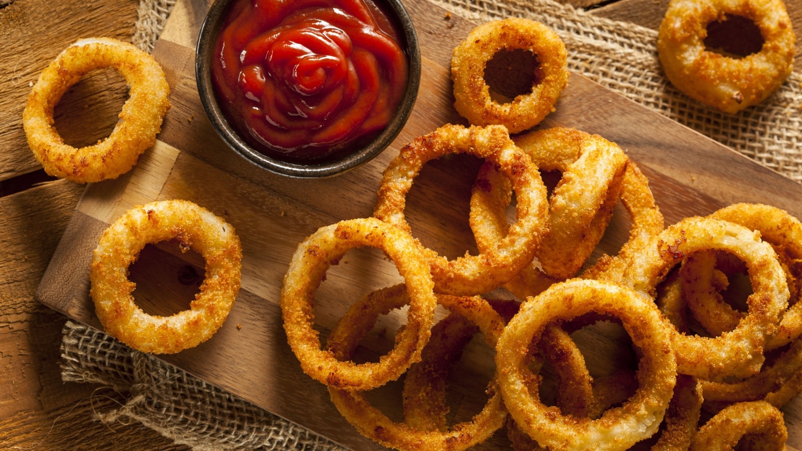 Onion rings. 