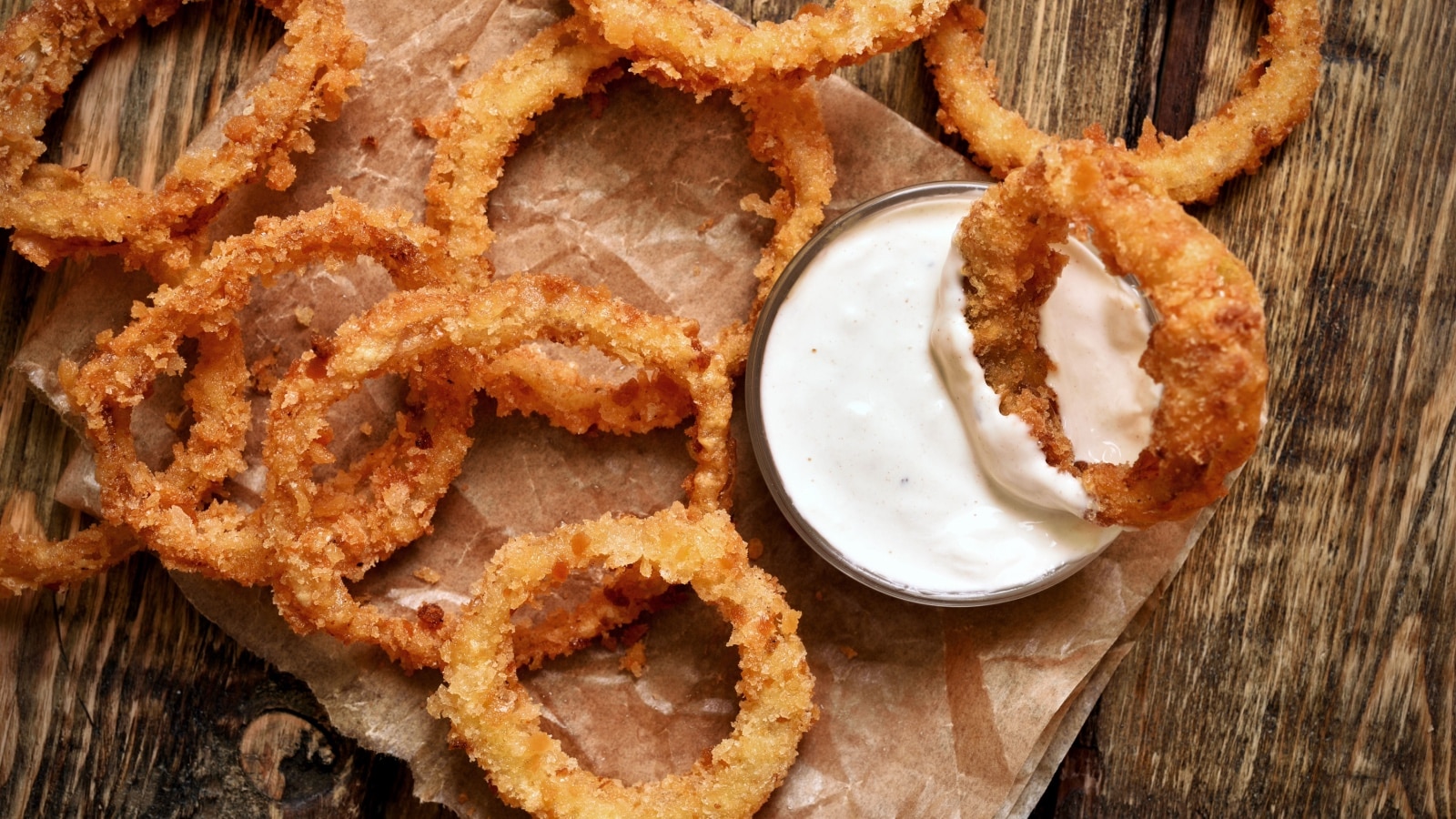 Onion rings. 