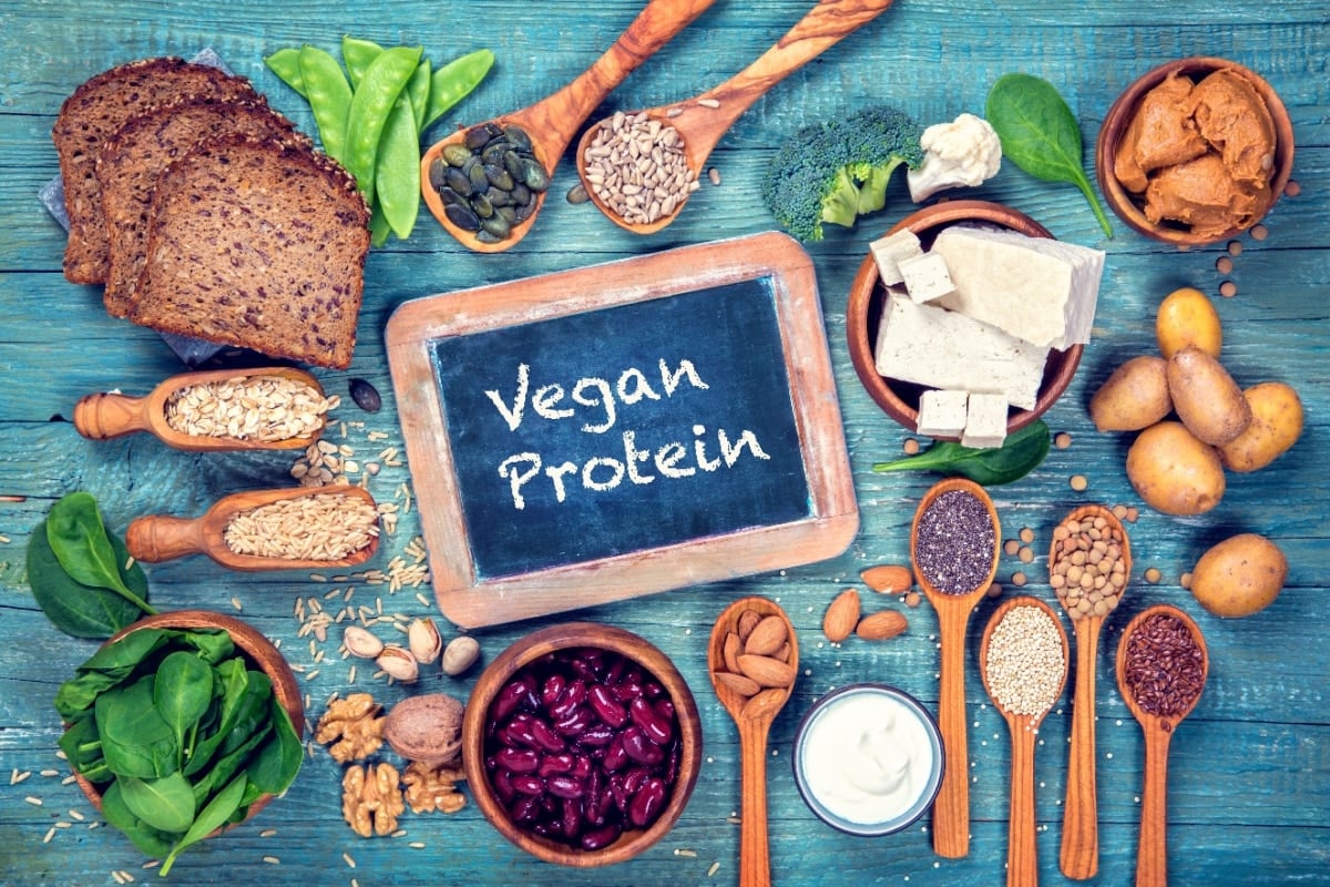 Vegan protein.
