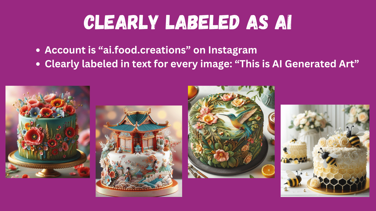 AI Food Art.