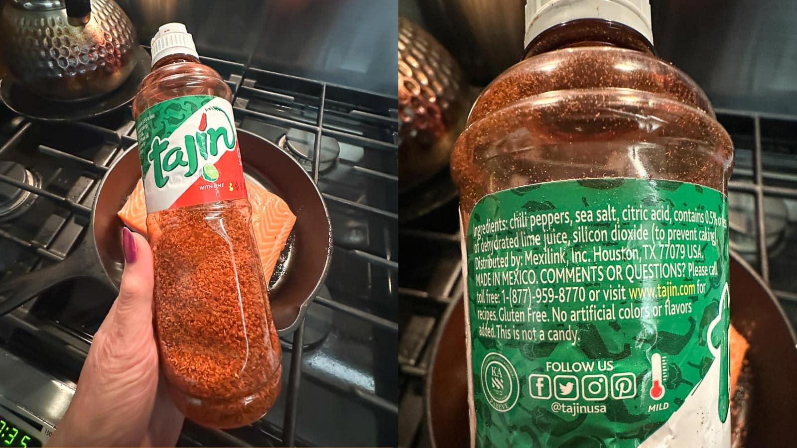 Tajin label.